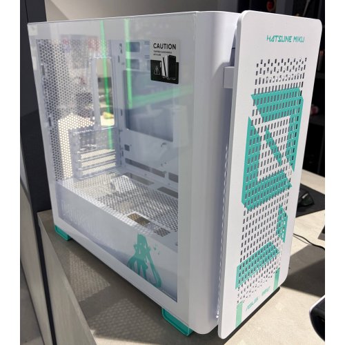 Уценка корпус Asus A23 Hatsune Miku Edition Tempered Glass без БП (90DC00K3-B09010) White/Green (Отсутствует упаковка, 888765) купить в Украине: Киев, Днепр, Харьков, Одесса  | Проверка совместимости, низкая цена, отзывы, характеристики от TELEMART фото