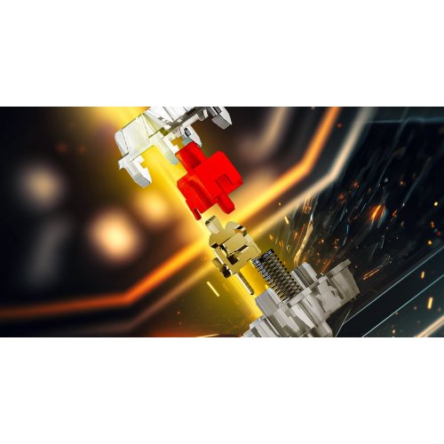 Уценка клавиатура HATOR Icefall Mecha Origin Red Linear (HTK104UA) Black (Повреждена упаковка, 888787) купить в Украине: Киев, Днепр, Харьков, Одесса  | Низкая цена, отзывы, характеристики от TELEMART фото