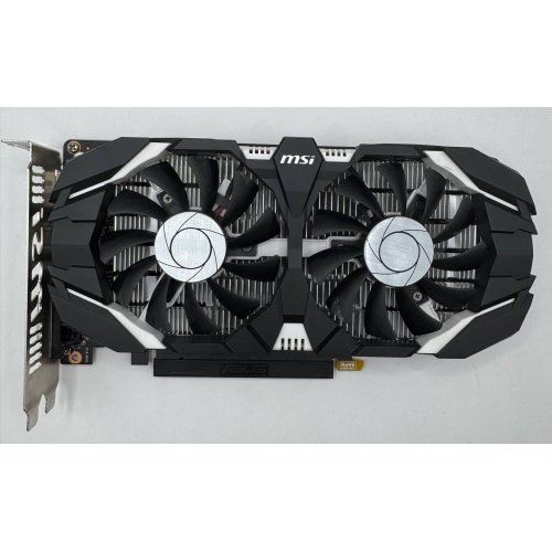Відеокарта MSI GeForce GTX 1050 Dual Fan OC 2048MB (GTX 1050 2GT OC) (Відновлено продавцем, 888816) купити в Україні: Київ, Львів, Хмельницький, Тернопіль, Івано-Франківськ | Перевірка сумісності, низька ціна, відгуки, характеристики від TELEMART фото