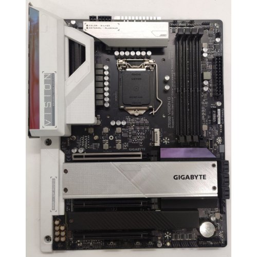 Материнська плата Gigabyte Z590 VISION G (s1200, Intel Z590) (Відновлено продавцем, 888838) купити в Україні: Київ, Львів, Хмельницький, Тернопіль, Івано-Франківськ | Перевірка сумісності, низька ціна, відгуки, характеристики від TELEMART фото