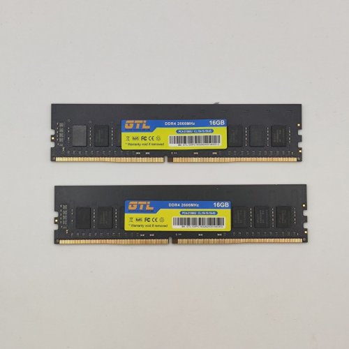 Озу GTL DDR4 32GB (2x16GB) 2666Mhz (GTL32D426BK) (Восстановлено продавцом, 888858) купить в Украине: Киев, Днепр, Харьков, Одесса  | Проверка совместимости, низкая цена, отзывы, характеристики от TELEMART фото