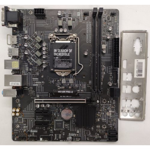 Материнская плата MSI H510M PRO-E (s1200, Intel H510) (Восстановлено продавцом, 888869) купить в Украине: Киев, Днепр, Харьков, Одесса  | Проверка совместимости, низкая цена, отзывы, характеристики от TELEMART фото