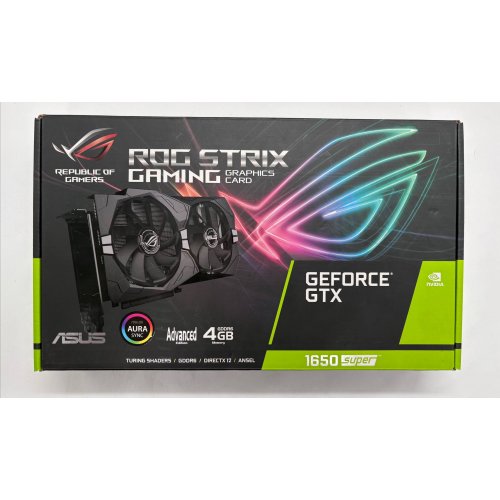 Видеокарта Asus ROG GeForce GTX 1650 SUPER STRIX OC 4096MB (ROG-STRIX-GTX1650S-O4G-GAMING) (Восстановлено продавцом, 888885) купить в Украине: Киев, Днепр, Харьков, Одесса  | Проверка совместимости, низкая цена, отзывы, характеристики от TELEMART фото