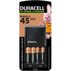 Зарядний пристрій Duracell CEF 27+ 2AA1300 + 2AAА750 (5007500) Black