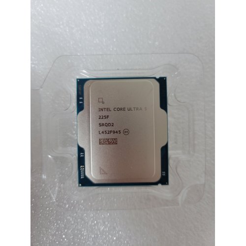 Уценка процессор Intel Core Ultra 5 225F 3.3(4.9)GHz 20MB s1851 Box (BX80768225F) (Повреждена упаковка, 889010) купить в Украине: Киев, Днепр, Харьков, Одесса  | Проверка совместимости, низкая цена, отзывы, характеристики от TELEMART фото