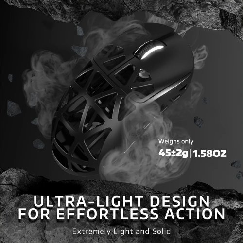 Мышка Attack Shark R2 Magnesium Alloy 8K (AS-6972792470375-B) Black (Восстановлено продавцом, 889054) купить в Украине: Киев, Днепр, Харьков, Одесса  | Низкая цена, отзывы, характеристики от TELEMART фото