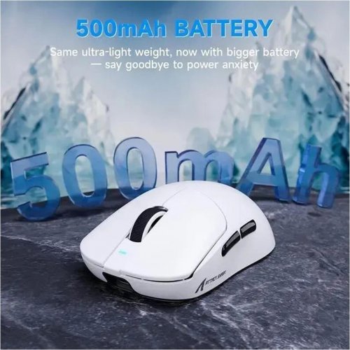 Мышка Attack Shark X8 Plus Wireless (AS-6972792471754-W) White (Восстановлено продавцом, 889058) купить в Украине: Киев, Днепр, Харьков, Одесса  | Низкая цена, отзывы, характеристики от TELEMART фото