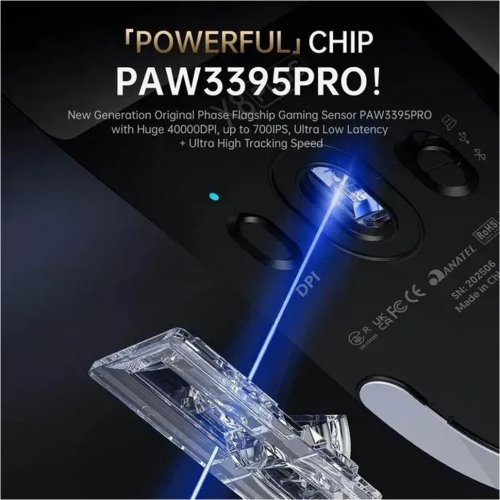 Мышка Attack Shark X8 Plus Wireless (AS-6972792471754-W) White (Восстановлено продавцом, 889058) купить в Украине: Киев, Днепр, Харьков, Одесса  | Низкая цена, отзывы, характеристики от TELEMART фото
