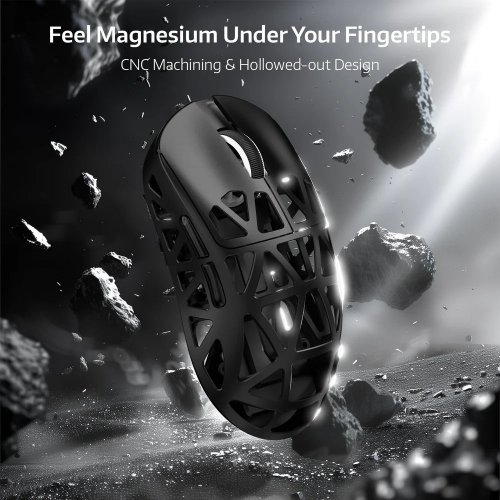 Мышка Attack Shark R2 Magnesium Alloy 8K (AS-6972792470375-B) Black (Восстановлено продавцом, 889061) купить в Украине: Киев, Днепр, Харьков, Одесса  | Низкая цена, отзывы, характеристики от TELEMART фото