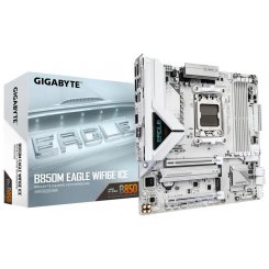 Уценка материнская плата Gigabyte B850M EAGLE WIFI6E ICE (sAM5, AMD B850) (Вскрытая упаковка, 889063)