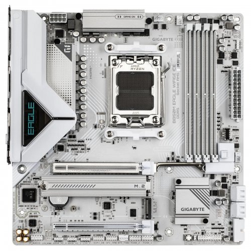 Уценка материнская плата Gigabyte B850M EAGLE WIFI6E ICE (sAM5, AMD B850) (Вскрытая упаковка, 889063) купить в Украине: Киев, Днепр, Харьков, Одесса  | Проверка совместимости, низкая цена, отзывы, характеристики от TELEMART фото