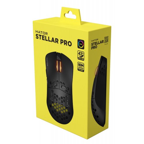 Миша HATOR Stellar Pro (HTM-540) Black (Відновлено продавцем, 889066) купити в Україні: Київ, Львів, Хмельницький, Тернопіль, Івано-Франківськ | Низька ціна, відгуки, характеристики від TELEMART фото