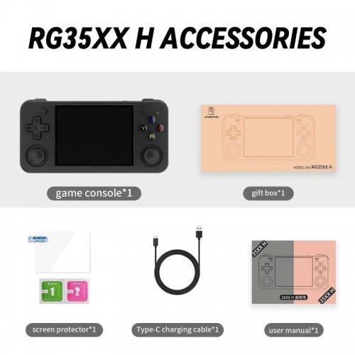 Портативна ігрова консоль Anbernic RG 35XXH 64GB Black (Відновлено продавцем, 889068) купити в Україні: Київ, Львів, Хмельницький, Тернопіль, Івано-Франківськ | Низька ціна, відгуки, характеристики від TELEMART фото