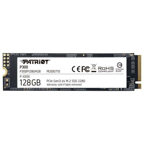 SSD-диск Patriot P300 128GB M.2 (2280 PCI-E) NVMe x4 (P300P128GM28) (Восстановлено продавцом, 889091) купить в Украине: Киев, Днепр, Харьков, Одесса  | Проверка совместимости, низкая цена, отзывы, характеристики от TELEMART фото