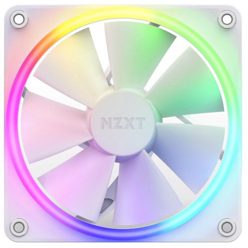 Кулер для корпуса NZXT F120 RGB (RF-R12SF-W1) White (Восстановлено продавцом, 889109) купить в Украине: Киев, Днепр, Харьков, Одесса  | Проверка совместимости, низкая цена, отзывы, характеристики от TELEMART фото