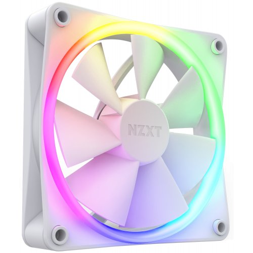 Кулер для корпуса NZXT F120 RGB (RF-R12SF-W1) White (Восстановлено продавцом, 889109) купить в Украине: Киев, Днепр, Харьков, Одесса  | Проверка совместимости, низкая цена, отзывы, характеристики от TELEMART фото
