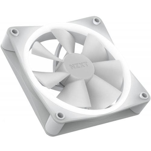 Кулер для корпуса NZXT F120 RGB (RF-R12SF-W1) White (Восстановлено продавцом, 889109) купить в Украине: Киев, Днепр, Харьков, Одесса  | Проверка совместимости, низкая цена, отзывы, характеристики от TELEMART фото