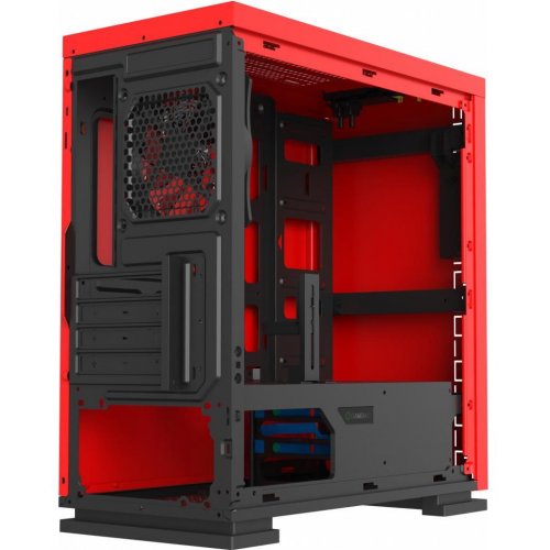 Корпус GAMEMAX Expedition Window без БП Red (Відновлено продавцем, 889133) купити в Україні: Київ, Львів, Хмельницький, Тернопіль, Івано-Франківськ | Перевірка сумісності, низька ціна, відгуки, характеристики від TELEMART фото