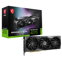 Відеокарта MSI GeForce RTX 4070 GAMING X SLIM 12288MB (RTX 4070 GAMING X SLIM 12G) (Відновлено продавцем, 889180)