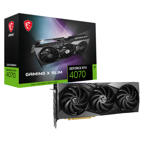 Відеокарта MSI GeForce RTX 4070 GAMING X SLIM 12288MB (RTX 4070 GAMING X SLIM 12G) (Відновлено продавцем, 889180) купити в Україні: Київ, Львів, Хмельницький, Тернопіль, Івано-Франківськ | Перевірка сумісності, низька ціна, відгуки, характеристики від TELEMART фото