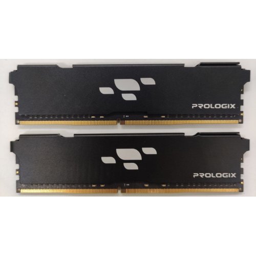 Озп Prologix DDR4 32GB (2x16GB) 3200Mhz Black (PRO32GB3200B4K) (Відновлено продавцем, 889183) купити в Україні: Київ, Львів, Хмельницький, Тернопіль, Івано-Франківськ | Перевірка сумісності, низька ціна, відгуки, характеристики від TELEMART фото