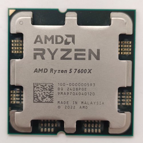 Процесор AMD Ryzen 5 7600X 4.7(5.3)GHz 32MB sAM5 Tray (100-000000593) (Відновлено продавцем, 889193) купити в Україні: Київ, Львів, Хмельницький, Тернопіль, Івано-Франківськ | Перевірка сумісності, низька ціна, відгуки, характеристики від TELEMART фото