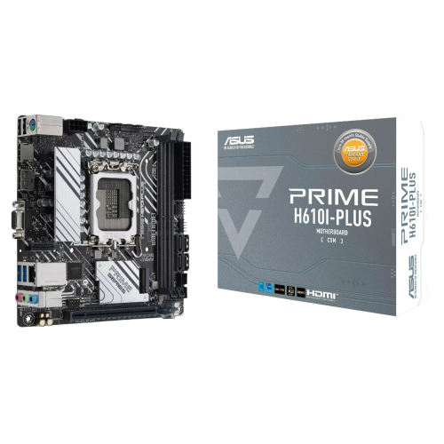Материнская плата Asus PRIME H610I-PLUS-CSM (s1700, Intel H610) (Восстановлено продавцом, 889294) купить в Украине: Киев, Днепр, Харьков, Одесса  | Проверка совместимости, низкая цена, отзывы, характеристики от TELEMART фото