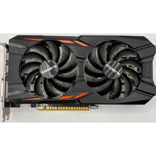 Відеокарта Gigabyte GeForce GTX 1050 Ti WindForce 2X OC 4096MB (GV-N105TWF2OC-4GD) (Відновлено продавцем, 889317) купити в Україні: Київ, Львів, Хмельницький, Тернопіль, Івано-Франківськ | Перевірка сумісності, низька ціна, відгуки, характеристики від TELEMART фото