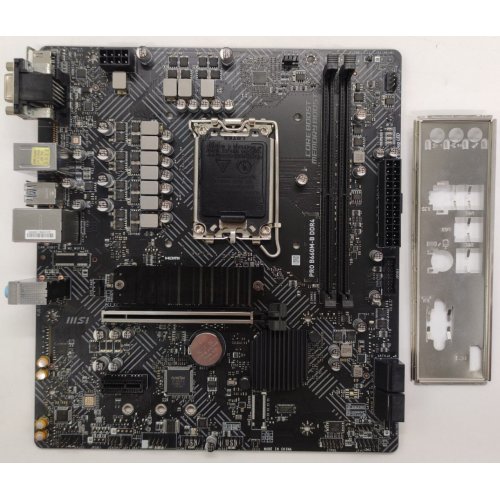 Материнская плата MSI PRO B660M-B DDR4 (s1700, B660) (Восстановлено продавцом, 889320) купить в Украине: Киев, Днепр, Харьков, Одесса  | Проверка совместимости, низкая цена, отзывы, характеристики от TELEMART фото