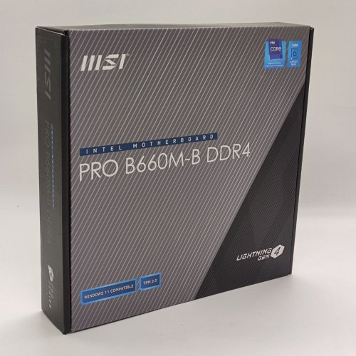 Материнская плата MSI PRO B660M-B DDR4 (s1700, B660) (Восстановлено продавцом, 889320) купить в Украине: Киев, Днепр, Харьков, Одесса  | Проверка совместимости, низкая цена, отзывы, характеристики от TELEMART фото