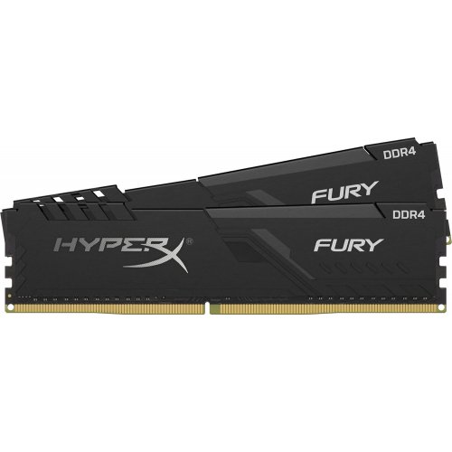 Озп HyperX DDR4 8GB (2x4GB) 3200Mhz Fury Black (HX432C16FB3K2/8) (Відновлено продавцем, 889341) купити в Україні: Київ, Львів, Хмельницький, Тернопіль, Івано-Франківськ | Перевірка сумісності, низька ціна, відгуки, характеристики від TELEMART фото