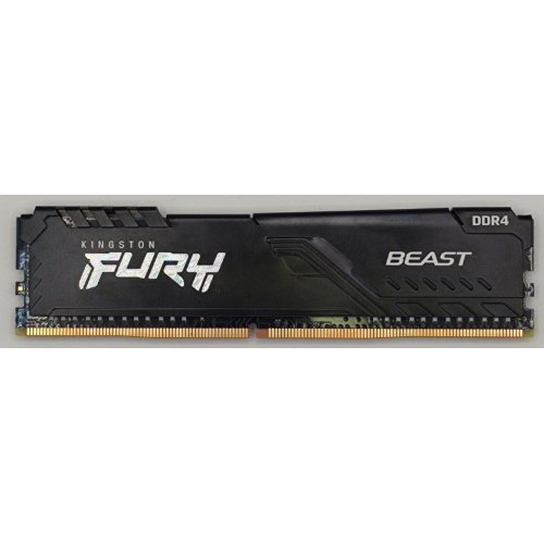 Озп Kingston DDR4 8GB 3200Mhz FURY Beast Black (KF432C16BB/8) (Відновлено продавцем, 889344) купити в Україні: Київ, Львів, Хмельницький, Тернопіль, Івано-Франківськ | Перевірка сумісності, низька ціна, відгуки, характеристики від TELEMART фото