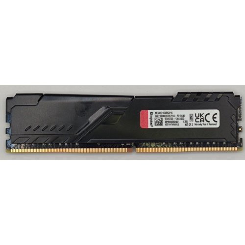 Озп Kingston DDR4 8GB 3200Mhz FURY Beast Black (KF432C16BB/8) (Відновлено продавцем, 889344) купити в Україні: Київ, Львів, Хмельницький, Тернопіль, Івано-Франківськ | Перевірка сумісності, низька ціна, відгуки, характеристики від TELEMART фото