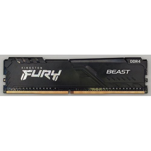 Озп Kingston DDR4 8GB 2666Mhz FURY Beast Black (KF426C16BB/8) (Відновлено продавцем, 889346) купити в Україні: Київ, Львів, Хмельницький, Тернопіль, Івано-Франківськ | Перевірка сумісності, низька ціна, відгуки, характеристики від TELEMART фото