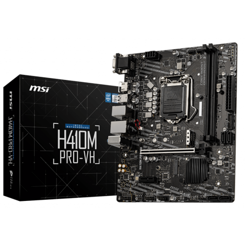 Материнская плата MSI H410M PRO-VH (s1200, Intel H410) (Восстановлено продавцом, 889348) купить в Украине: Киев, Днепр, Харьков, Одесса  | Проверка совместимости, низкая цена, отзывы, характеристики от TELEMART фото