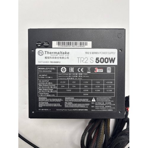 Блок живлення Thermaltake TR2 S 500W (PS-TRS-0500NPCWEU-2) (Відновлено продавцем, 889388) купити в Україні: Київ, Львів, Хмельницький, Тернопіль, Івано-Франківськ | Перевірка сумісності, низька ціна, відгуки, характеристики від TELEMART фото