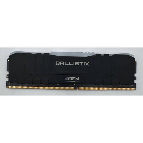 Озп Crucial DDR4 8GB 3200Mhz Ballistix RGB Black (BL8G32C16U4BL) (Відновлено продавцем, 889458) купити в Україні: Київ, Львів, Хмельницький, Тернопіль, Івано-Франківськ | Перевірка сумісності, низька ціна, відгуки, характеристики від TELEMART фото