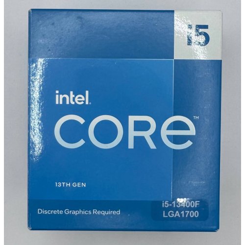 Процесор Intel Core i5-13400F 2.5(4.6)GHz 20MB s1700 Box (BX8071513400F) (Відновлено продавцем, 889463) купити в Україні: Київ, Львів, Хмельницький, Тернопіль, Івано-Франківськ | Перевірка сумісності, низька ціна, відгуки, характеристики від TELEMART фото
