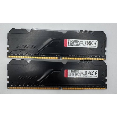 Озп Kingston DDR4 16GB (2x8GB) 3600Mhz FURY Beast Black (KF436C17BBK2/16) (Відновлено продавцем, 889472) купити в Україні: Київ, Львів, Хмельницький, Тернопіль, Івано-Франківськ | Перевірка сумісності, низька ціна, відгуки, характеристики від TELEMART фото