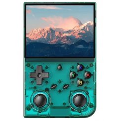 Уцінка портативна ігрова консоль Anbernic RG 35XXPRO 64GB Transparent Teal (Пошкоджено пакування, 889482)