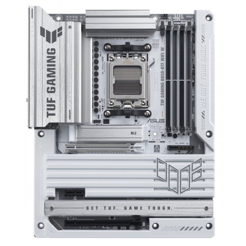 Уцінка материнська плата Asus TUF GAMING B850-BTF WIFI W (sAM5, AMD B850) (Розкрита упаковка, 889506) купити в Україні: Київ, Львів, Хмельницький, Тернопіль, Івано-Франківськ | Перевірка сумісності, низька ціна, відгуки, характеристики від TELEMART фото