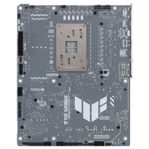 Уцінка материнська плата Asus TUF GAMING B850-BTF WIFI W (sAM5, AMD B850) (Розкрита упаковка, 889506) купити в Україні: Київ, Львів, Хмельницький, Тернопіль, Івано-Франківськ | Перевірка сумісності, низька ціна, відгуки, характеристики від TELEMART фото