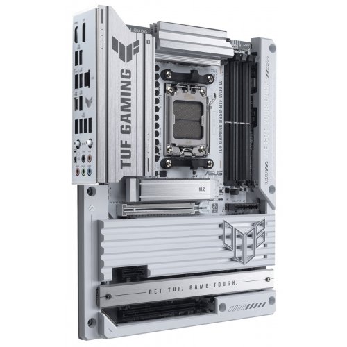Уцінка материнська плата Asus TUF GAMING B850-BTF WIFI W (sAM5, AMD B850) (Розкрита упаковка, 889506) купити в Україні: Київ, Львів, Хмельницький, Тернопіль, Івано-Франківськ | Перевірка сумісності, низька ціна, відгуки, характеристики від TELEMART фото