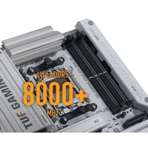 Уцінка материнська плата Asus TUF GAMING B850-BTF WIFI W (sAM5, AMD B850) (Розкрита упаковка, 889506) купити в Україні: Київ, Львів, Хмельницький, Тернопіль, Івано-Франківськ | Перевірка сумісності, низька ціна, відгуки, характеристики від TELEMART фото