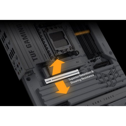 Уцінка материнська плата Asus TUF GAMING B850-BTF WIFI W (sAM5, AMD B850) (Розкрита упаковка, 889506) купити в Україні: Київ, Львів, Хмельницький, Тернопіль, Івано-Франківськ | Перевірка сумісності, низька ціна, відгуки, характеристики від TELEMART фото