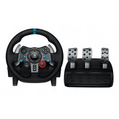 Уцінка кермо з педалями Logitech G29 Driving Force Racing Wheel (941-000112) Black (Розкрита упаковка, 889521)