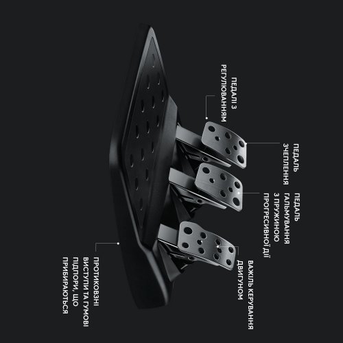 Уцінка кермо з педалями Logitech G29 Driving Force Racing Wheel (941-000112) Black (Розкрита упаковка, 889521) купити в Україні: Київ, Львів, Хмельницький, Тернопіль, Івано-Франківськ | Низька ціна, відгуки, характеристики від TELEMART фото