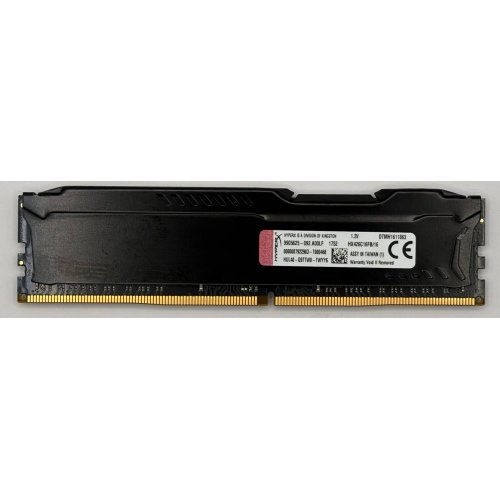 Озп HyperX DDR4 16GB 2666Mhz Fury Black (HX426C16FB/16) (Відновлено продавцем, 889542) купити в Україні: Київ, Львів, Хмельницький, Тернопіль, Івано-Франківськ | Перевірка сумісності, низька ціна, відгуки, характеристики від TELEMART фото