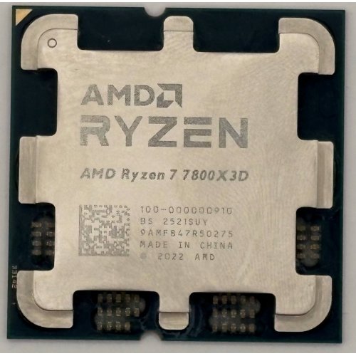 Процессор AMD Ryzen 7 7800X3D 4.2(5.0)GHz 96MB sAM5 Tray (100-000000910) (Восстановлено продавцом, 889543) купить в Украине: Киев, Днепр, Харьков, Одесса  | Проверка совместимости, низкая цена, отзывы, характеристики от TELEMART фото