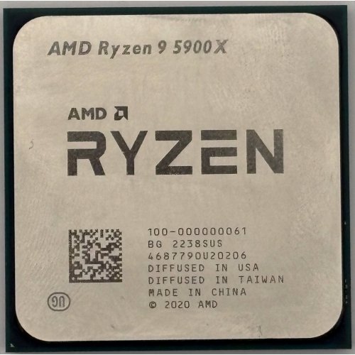 Процессор AMD Ryzen 9 5900X 3.7(4.8)GHz 64MB sAM4 Tray (100-000000061) (Восстановлено продавцом, 889545) купить в Украине: Киев, Днепр, Харьков, Одесса  | Проверка совместимости, низкая цена, отзывы, характеристики от TELEMART фото